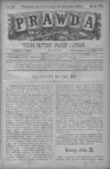 Prawda. Tygodnik polityczny, społeczny i literacki 1886, Nr 50