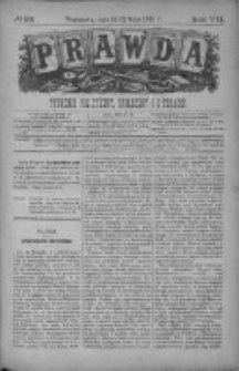 Prawda. Tygodnik polityczny, społeczny i literacki 1887, Nr 20
