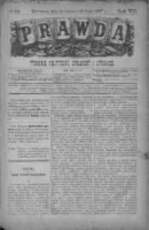 Prawda. Tygodnik polityczny, społeczny i literacki 1887, Nr 24