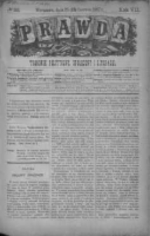 Prawda. Tygodnik polityczny, społeczny i literacki 1887, Nr 26