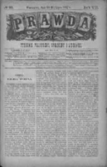 Prawda. Tygodnik polityczny, społeczny i literacki 1887, Nr 30