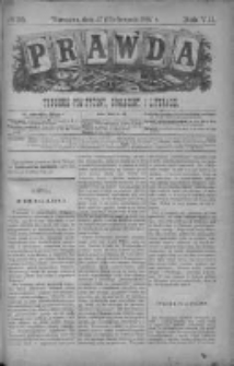 Prawda. Tygodnik polityczny, społeczny i literacki 1887, Nr 35