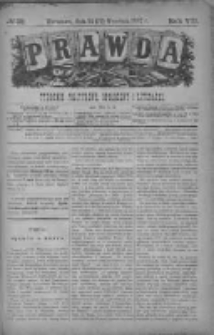 Prawda. Tygodnik polityczny, społeczny i literacki 1887, Nr 39