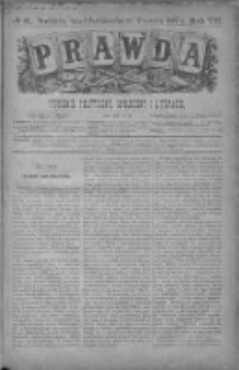 Prawda. Tygodnik polityczny, społeczny i literacki 1887, Nr 41