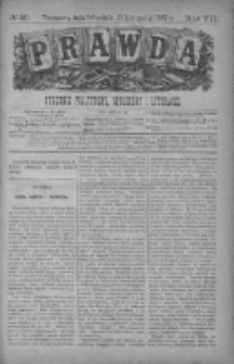 Prawda. Tygodnik polityczny, społeczny i literacki 1887, Nr 49