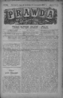 Prawda. Tygodnik polityczny, społeczny i literacki 1887, Nr 50