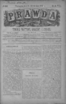 Prawda. Tygodnik polityczny, społeczny i literacki 1887, Nr 52