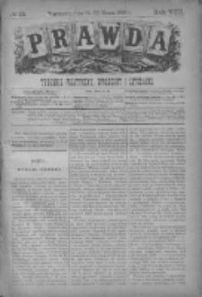 Prawda. Tygodnik polityczny, społeczny i literacki 1888, Nr 12