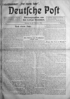Deutsche Post 28 listopad 1915 nr 23