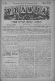 Prawda. Tygodnik polityczny, społeczny i literacki 1888, Nr 26