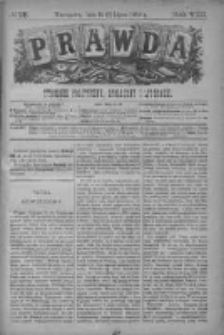 Prawda. Tygodnik polityczny, społeczny i literacki 1888, Nr 28
