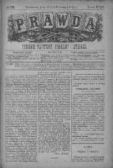 Prawda. Tygodnik polityczny, społeczny i literacki 1888, Nr 38