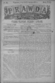 Prawda. Tygodnik polityczny, społeczny i literacki 1888, Nr 52