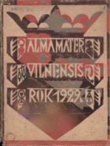 Alma Mater Vilnensis. Czasopismo akademickie 1929, z. 8