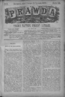 Prawda. Tygodnik polityczny, społeczny i literacki 1889, Nr 5