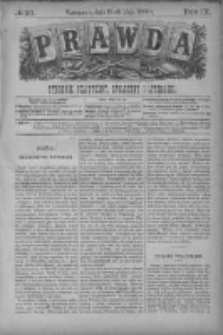 Prawda. Tygodnik polityczny, społeczny i literacki 1889, Nr 20