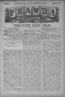 Prawda. Tygodnik polityczny, społeczny i literacki 1889, Nr 22