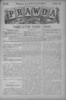Prawda. Tygodnik polityczny, społeczny i literacki 1889, Nr 26