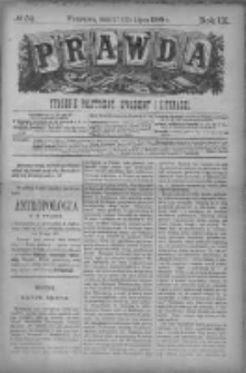 Prawda. Tygodnik polityczny, społeczny i literacki 1889, Nr 30