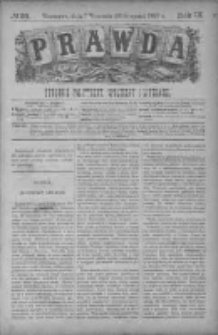 Prawda. Tygodnik polityczny, społeczny i literacki 1889, Nr 36