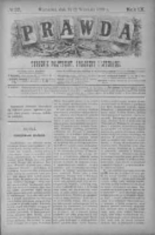 Prawda. Tygodnik polityczny, społeczny i literacki 1889, Nr 37