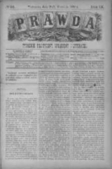 Prawda. Tygodnik polityczny, społeczny i literacki 1889, Nr 38