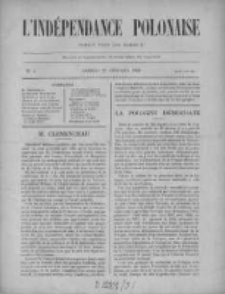 L'Independance Polonaise 1919, Nr 5