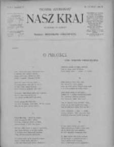 Nasz Kraj. Tygodnik Ilustrowany 1906, R. 1, Z. 7