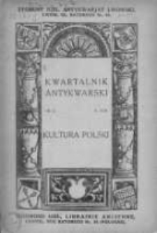 Kwartalnik Antykwarski 1929, Nr 2