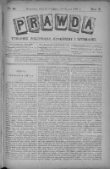 Prawda. Tygodnik polityczny, społeczny i literacki 1890, Nr 15