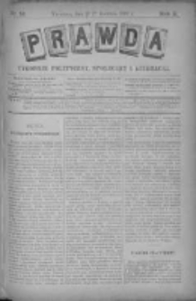 Prawda. Tygodnik polityczny, społeczny i literacki 1890, Nr 16