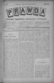 Prawda. Tygodnik polityczny, społeczny i literacki 1890, Nr 21