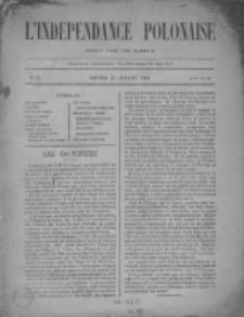 L'Independance Polonaise 1919, Nr 25