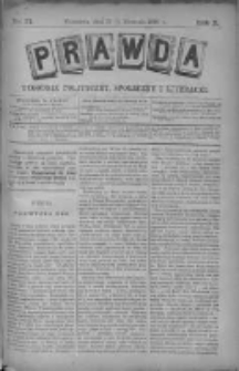 Prawda. Tygodnik polityczny, społeczny i literacki 1890, Nr 37