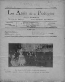 Amis de la Pologne, les. Bulletin bi-mensuel 1926, Nr1