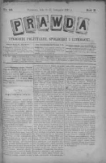 Prawda. Tygodnik polityczny, społeczny i literacki 1890, Nr 46