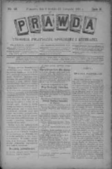 Prawda. Tygodnik polityczny, społeczny i literacki 1890, Nr 49