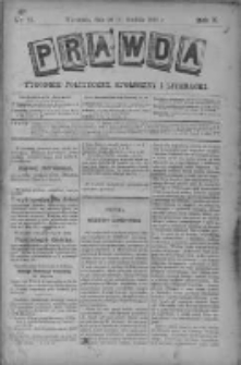Prawda. Tygodnik polityczny, społeczny i literacki 1890, Nr 51
