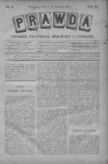 Prawda. Tygodnik polityczny, społeczny i literacki 1891, Nr 3