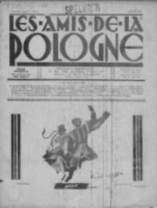 Amis de la Pologne, les. Bulletin bi-mensuel 1930, Nr 1