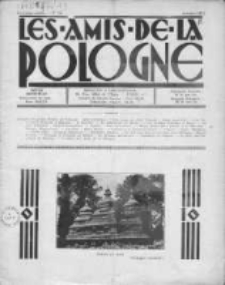 Amis de la Pologne, les. Bulletin bi-mensuel 1933, Nr 10