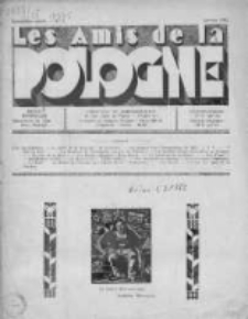 Amis de la Pologne, les. Bulletin bi-mensuel 1935, Nr 1
