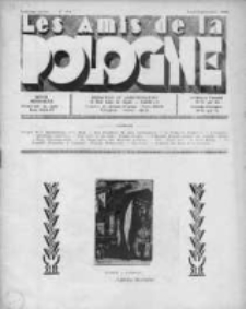 Amis de la Pologne, les. Bulletin bi-mensuel 1936, Nr 8/9