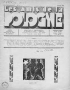Amis de la Pologne, les. Bulletin bi-mensuel 1937, Nr 1