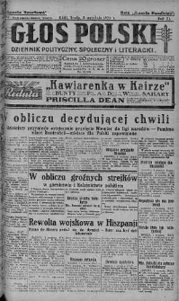 Głos Polski : dziennik polityczny, społeczny i literacki 8 wrzesień 1926 nr 247