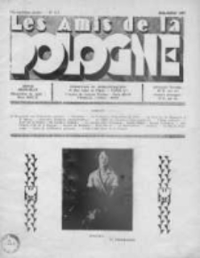 Amis de la Pologne, les. Bulletin bi-mensuel 1937, Nr 6/7