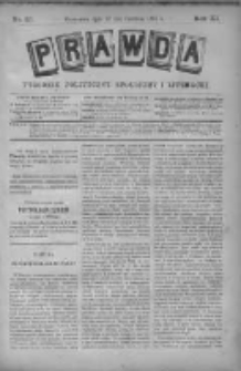 Prawda. Tygodnik polityczny, społeczny i literacki 1891, Nr 26