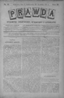 Prawda. Tygodnik polityczny, społeczny i literacki 1891, Nr 41