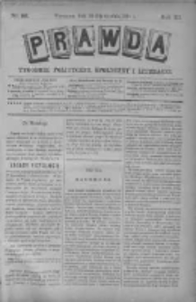 Prawda. Tygodnik polityczny, społeczny i literacki 1891, Nr 52