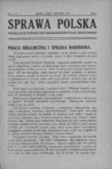 Sprawa Polska. Miesięcznik poświęcony zagadnieniom życia narodowego 1914, Nr 4-5